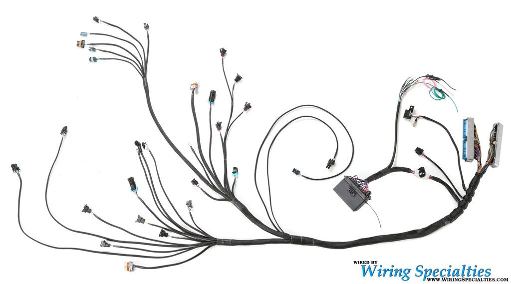 ls1 wiring harness for datsun 260z pro series ls1 wiring harness diagram harness install part 1 ls1 240sx (s14